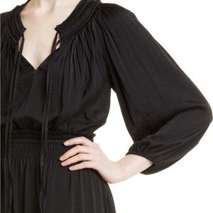 Kassi Smocked Long Sleeve Dress